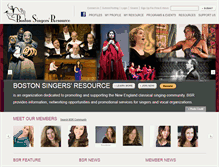 Tablet Screenshot of bostonsingersresource.org