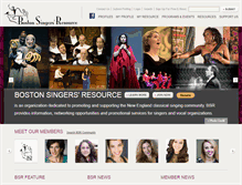 Tablet Screenshot of bostonsingersresource.com